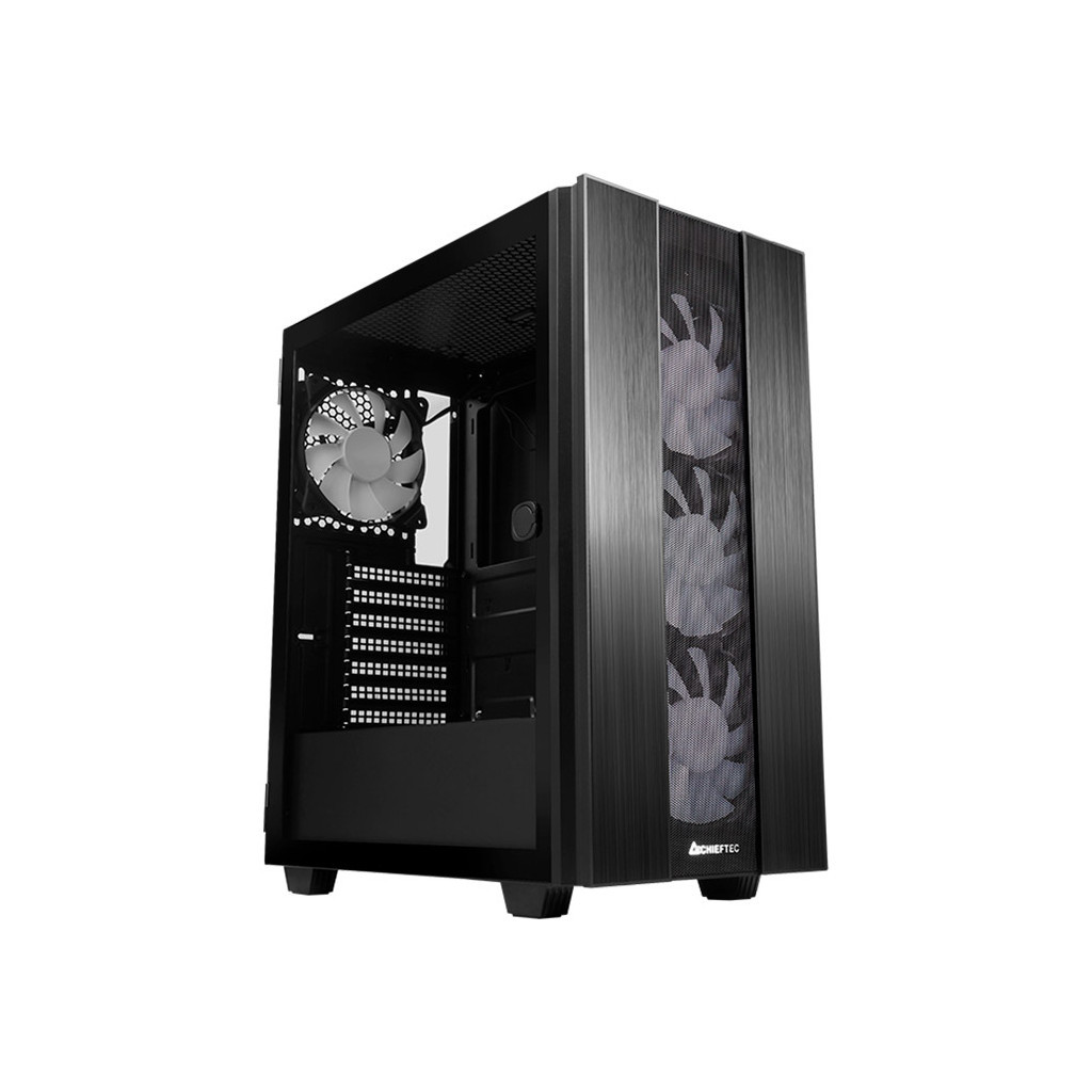 Корпус Chieftec Gaming Hunter 2 Tempered Glass (GS-02B-OP) - фото 1