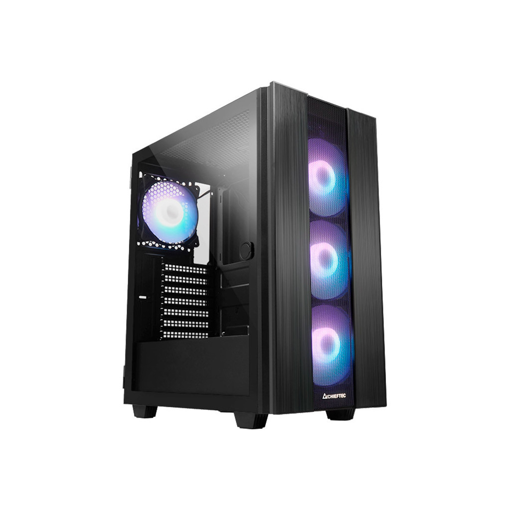 Корпус Chieftec Gaming Hunter 2 Tempered Glass (GS-02B-OP) - фото 2 Корпус Chieftec Gaming Hunter 2 Tempered Glass (GS-02B-OP) - фото 2