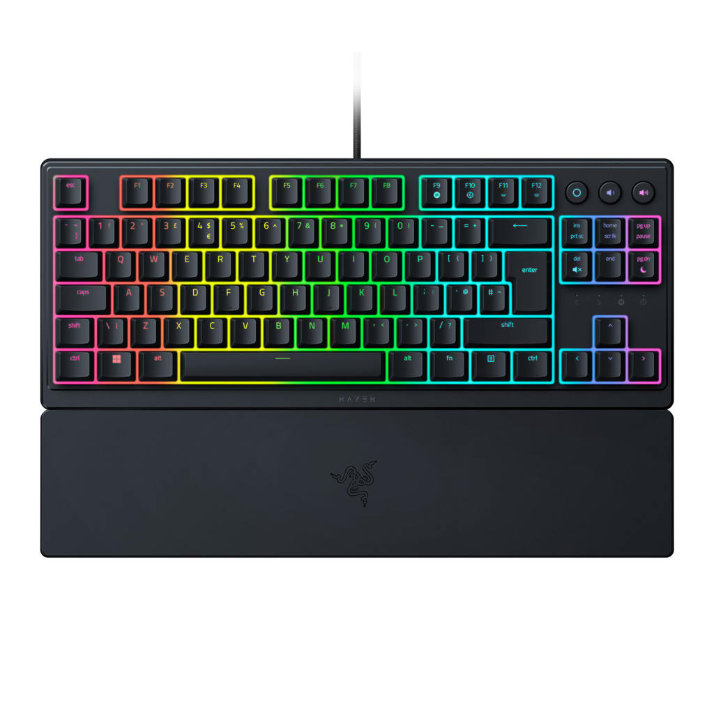 Клавіатура Razer Ornata V3 TKL RGB 84key Mecha-Membrane Switch USB UA Black (RZ03-04881800-R371) - фото 1