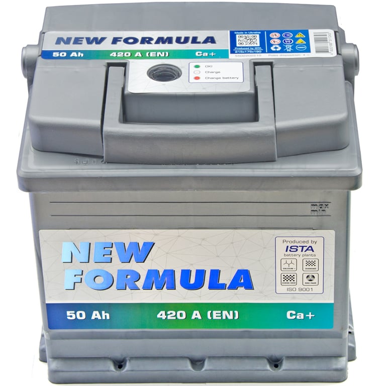 Акумулятор автомобільний NEW FORMULA 50Ah (+/-) 420EN (5502202210) - фото 2