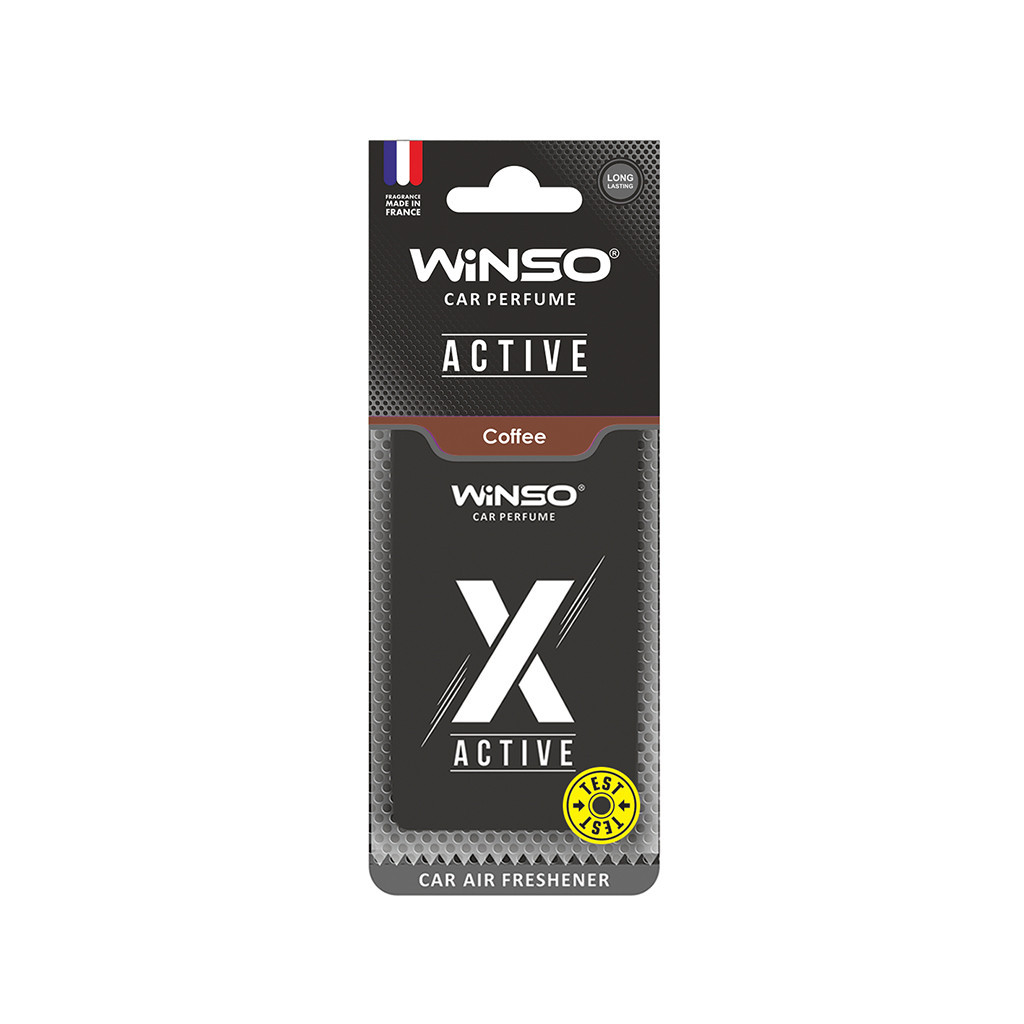 Ароматизатор для автомобіля WINSO X Active Coffee (533460) Ароматизатор для автомобіля WINSO X Active Coffee (533460)
