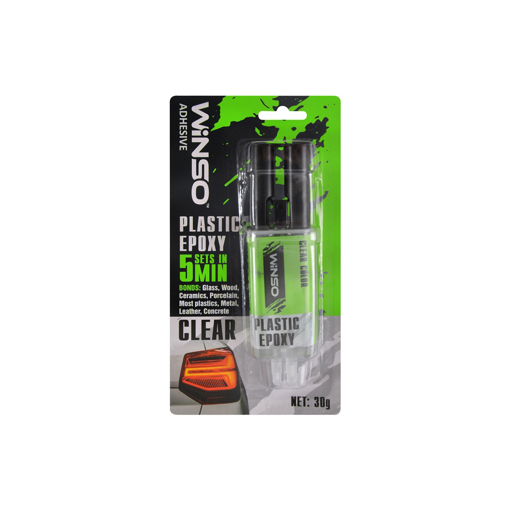 Клей WINSO епоксидний двокомпонентний Plastic Epoxy 30g (300600) - фото 1 Клей WINSO епоксидний двокомпонентний Plastic Epoxy 30g (300600) - фото 1