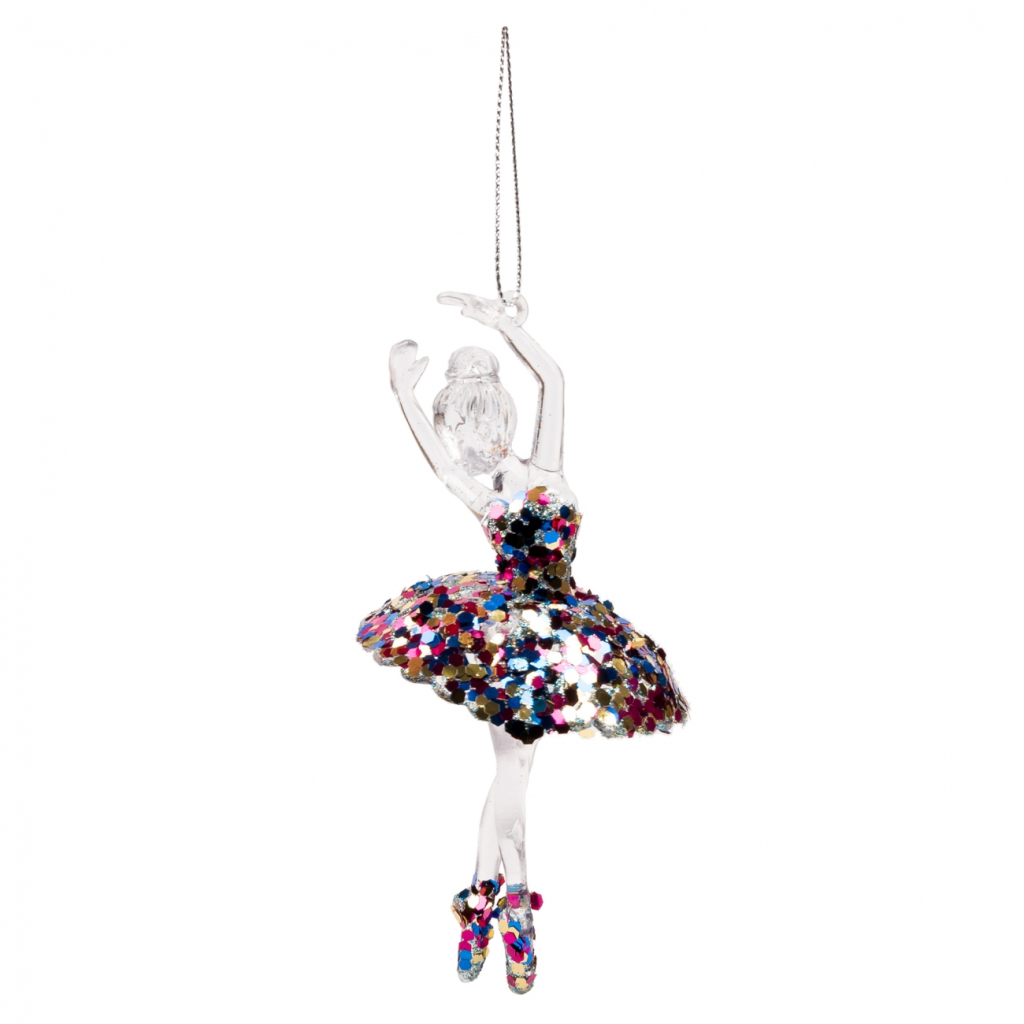 Ялинкова іграшка Novogod`ko Балерина, 14 см, пластик (974863) - фото 1 Ялинкова іграшка Novogod`ko Балерина, 14 см, пластик (974863) - фото 1