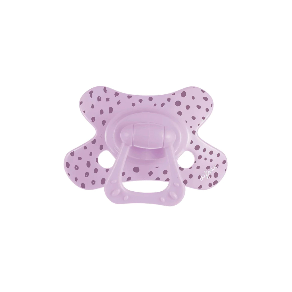 Пустушка Difrax Natural, 6+ міс (127 Lilac_dots) - фото 1