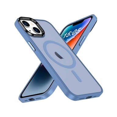 Чохол до мобільного телефона 2E Basic Apple iPhone 15 Ultra Soft Touch MagSafe Cover Light Blue (2E-IPH-15U-OCLS-LB)