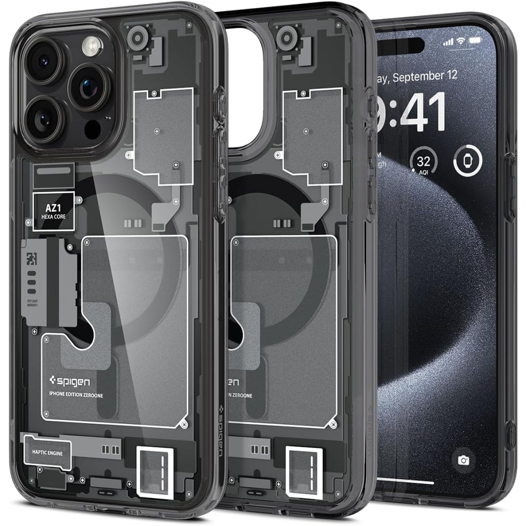 Чохол до мобільного телефона Spigen Apple iPhone 15 Pro Ultra Hybrid MagFit Zero One (ACS06721) - фото 2 Чохол до мобільного телефона Spigen Apple iPhone 15 Pro Ultra Hybrid MagFit Zero One (ACS06721) - фото 2
