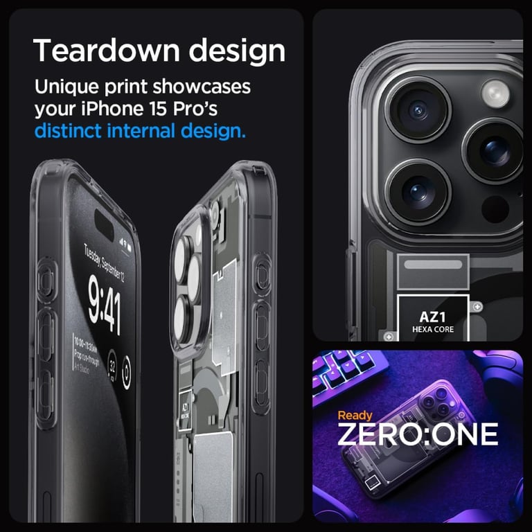 Чохол до мобільного телефона Spigen Apple iPhone 15 Pro Ultra Hybrid MagFit Zero One (ACS06721) - фото 5