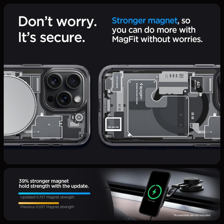 Чохол до мобільного телефона Spigen Apple iPhone 15 Pro Ultra Hybrid MagFit Zero One (ACS06721) - фото 7
