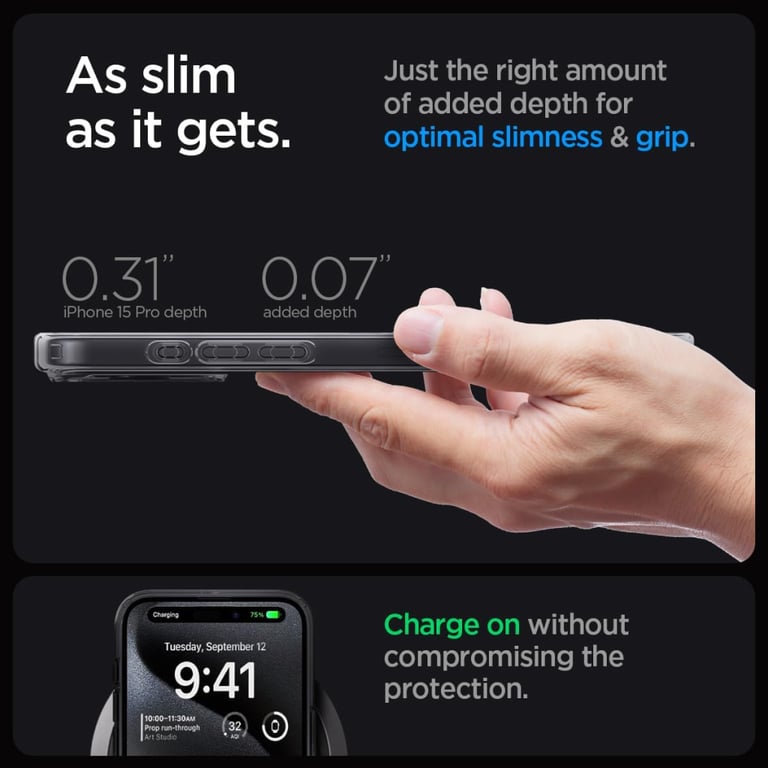 Чохол до мобільного телефона Spigen Apple iPhone 15 Pro Ultra Hybrid MagFit Zero One (ACS06721) - фото 8