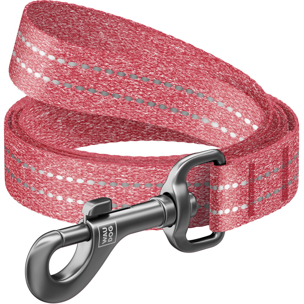 Повідець для собак WAUDOG Re-cotton світловідбивний S Ш 15 мм Д 500 см червоний (40133) Повідець для собак WAUDOG Re-cotton світловідбивний S Ш 15 мм Д 500 см червоний (40133)