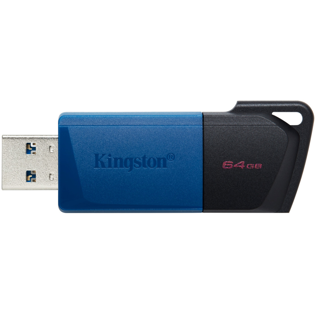 USB флеш накопичувач Kingston 2x64GB DataTraveler Exodia M Black/Blue USB 3.2 (DTXM/64GB-2P) - фото 3 USB флеш накопичувач Kingston 2x64GB DataTraveler Exodia M Black/Blue USB 3.2 (DTXM/64GB-2P) - фото 3