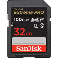Карта пам'яті SanDisk 32GB SD class 10 UHS-I U3 V30 Extreme PRO (SDSDXXO-032G-GN4IN) - фото 1