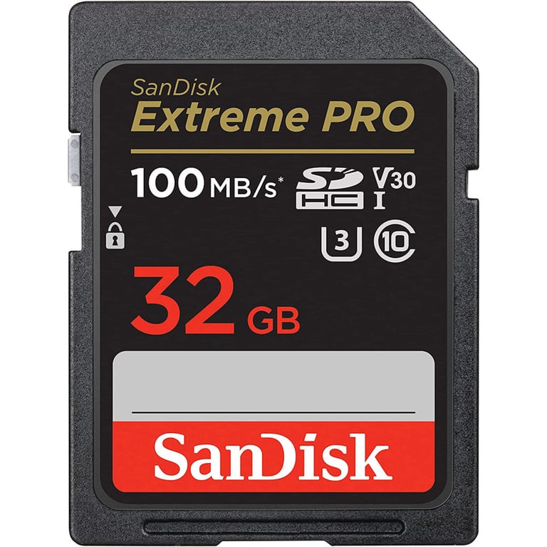 Карта пам'яті SanDisk 32GB SD class 10 UHS-I U3 V30 Extreme PRO (SDSDXXO-032G-GN4IN) - фото 1