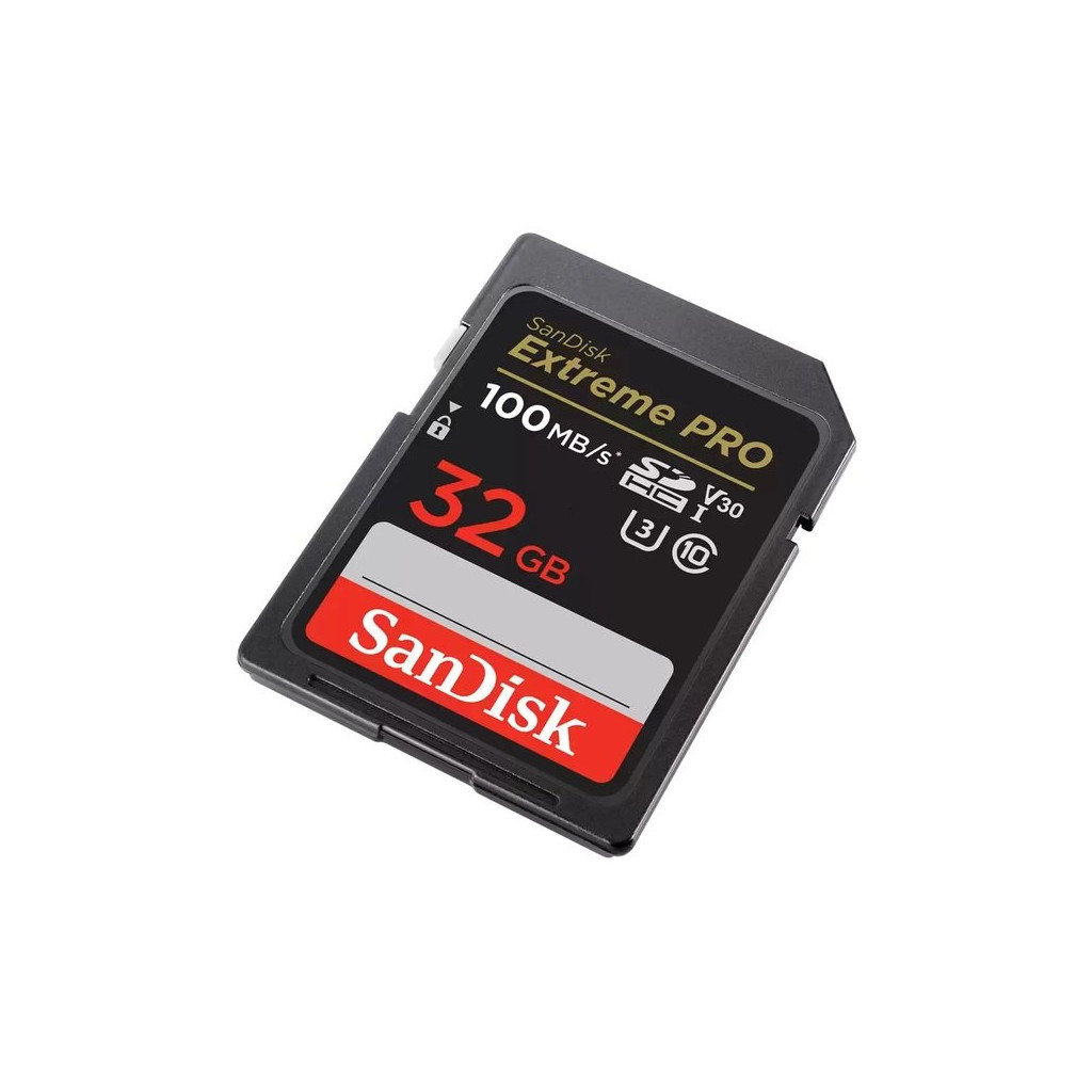 Карта пам'яті SanDisk 32GB SD class 10 UHS-I U3 V30 Extreme PRO (SDSDXXO-032G-GN4IN) - фото 2 Карта пам'яті SanDisk 32GB SD class 10 UHS-I U3 V30 Extreme PRO (SDSDXXO-032G-GN4IN) - фото 2