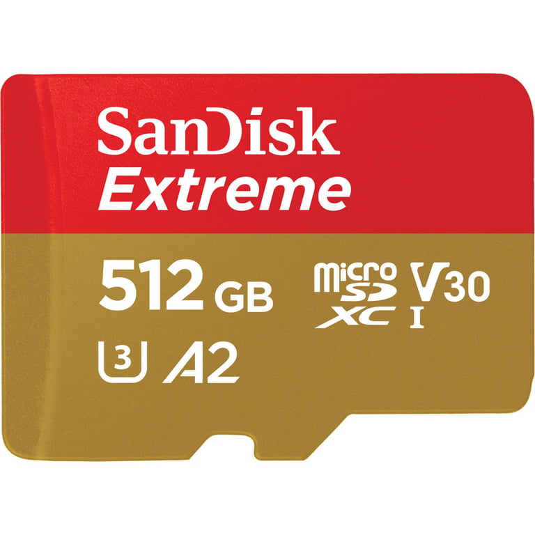 Карта пам'яті SanDisk 512GB microSD class 10 UHS-I U3 V30 Extreme (SDSQXAV-512G-GN6MA) - фото 2