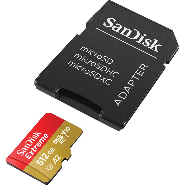 Карта пам'яті SanDisk 512GB microSD class 10 UHS-I U3 V30 Extreme (SDSQXAV-512G-GN6MA) - фото 4