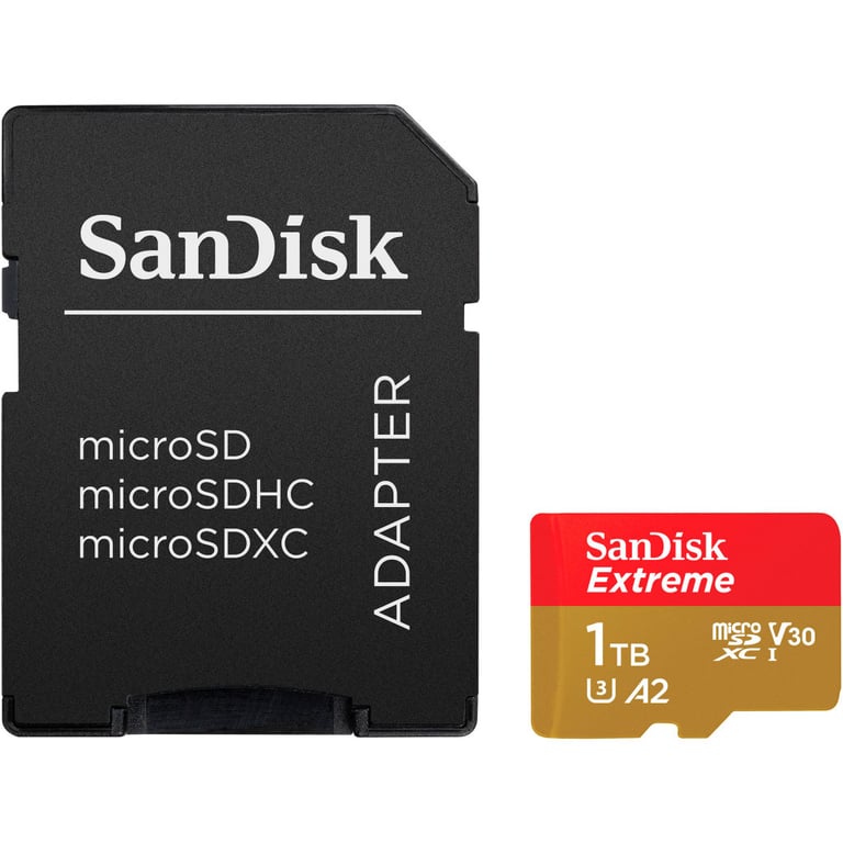 Карта пам’яті SanDisk 1TB microSD class 10 UHS-I U3 V30 Extreme (SDSQXAV-1T00-GN6MA) — фото 1