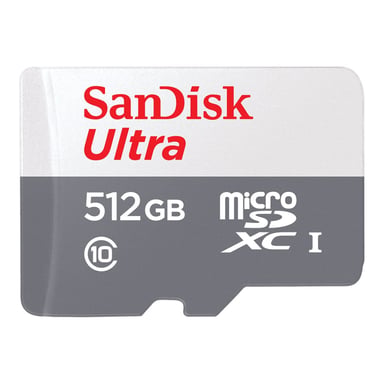 Карта пам'яті SanDisk 512GB microSDXC class 10 UHS-I Ultra (SDSQUNR-512G-GN3MN) - фото 1