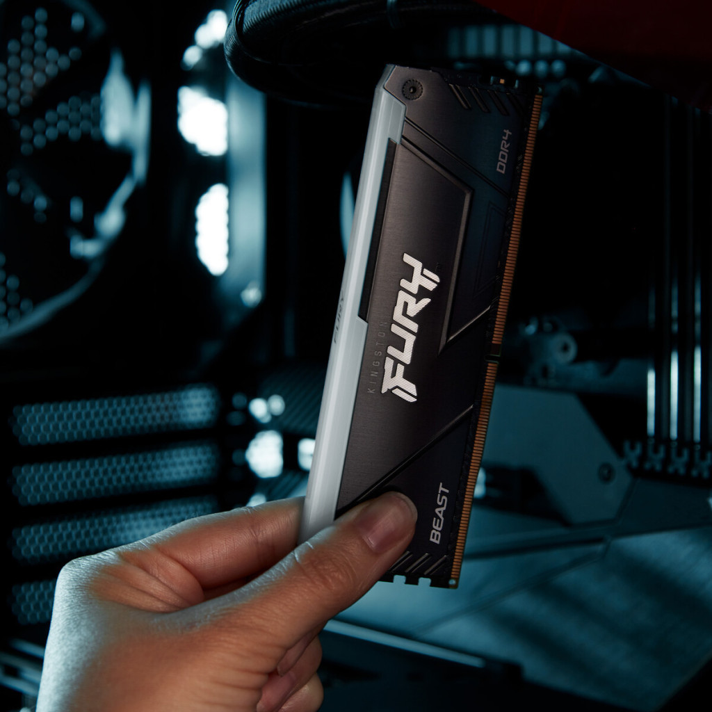 Модуль пам'яті для комп'ютера DDR4 16GB 3600 MHz Beast RGB Kingston Fury (ex.HyperX) (KF436C18BB2A/16) - фото 11 Модуль пам'яті для комп'ютера DDR4 16GB 3600 MHz Beast RGB Kingston Fury (ex.HyperX) (KF436C18BB2A/16) - фото 11