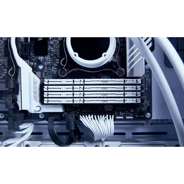 Модуль пам'яті для комп'ютера DDR5 64GB (2x32GB) 5600 MHz Beast White EXPO Kingston Fury (ex.HyperX) (KF556C36BWEK2-64) - фото 8