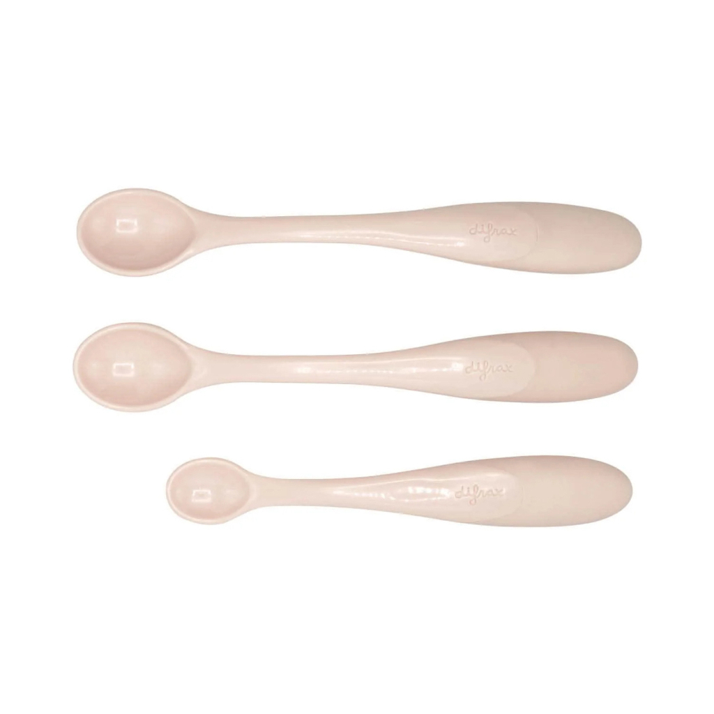 Набір дитячого посуду Difrax Ложки, 1 маленька + 2 великі (7442 Blossom) - фото 1