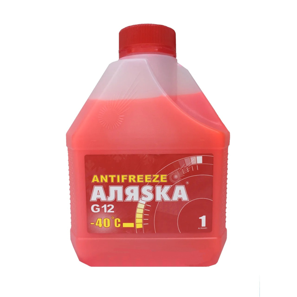 Антифриз Аляsка -40 G12 червоний 1л (5524) Антифриз Аляsка -40 G12 червоний 1л (5524)