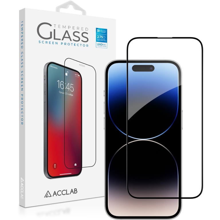 Скло захисне ACCLAB Full Glue Apple iPhone 14 Pro Max (1283126541988) - фото 7