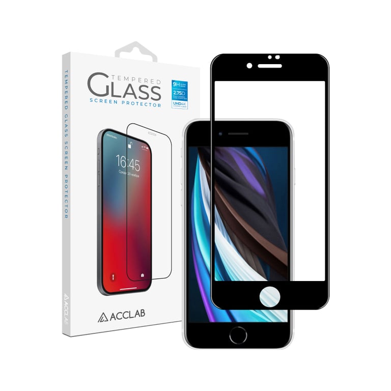 Скло захисне ACCLAB Full Glue Apple iPhone 7/8/SE 2020 (1283126508172) - фото 1