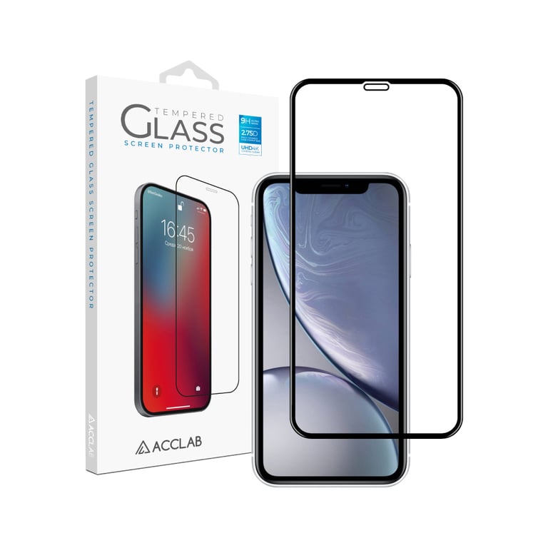 Скло захисне ACCLAB Full Glue Apple iPhone XR/11 (1283126508196) - фото 1