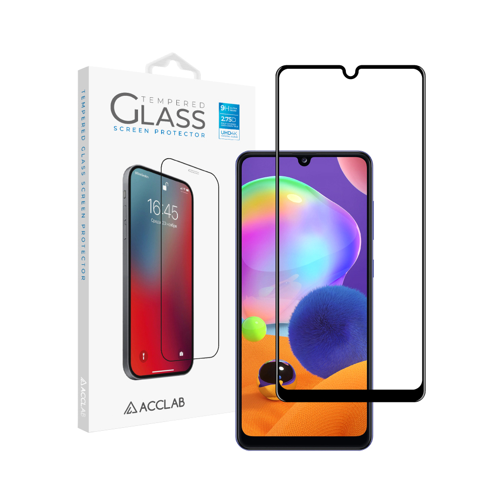 Скло захисне ACCLAB Full Glue Samsung A31 (1283126508578) - головне фото