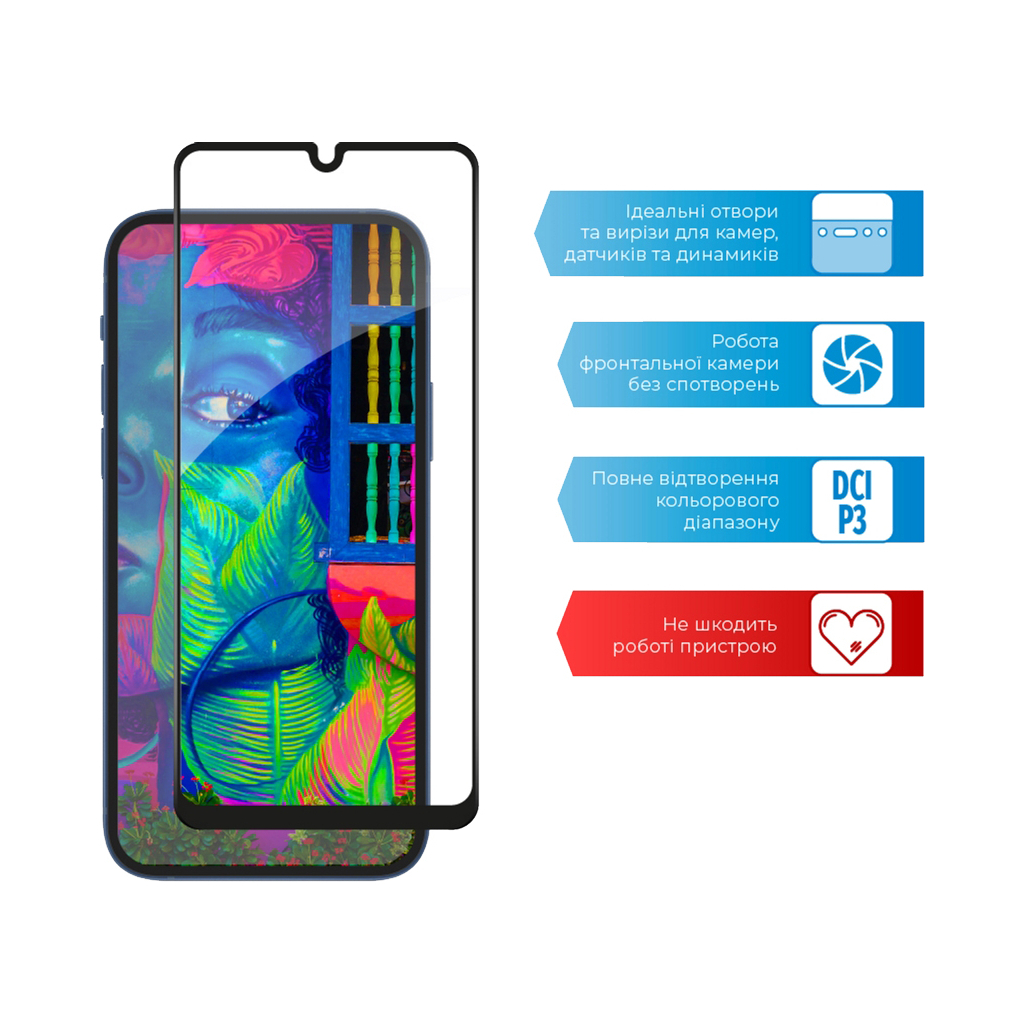 Скло захисне ACCLAB Full Glue Samsung M22 (1283126517518) - фото 4 Скло захисне ACCLAB Full Glue Samsung M22 (1283126517518) - фото 4