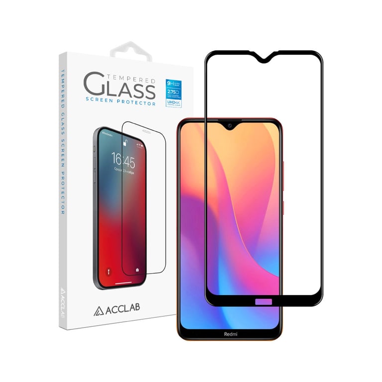 Скло захисне ACCLAB Full Glue Xiaomi Redmi 8A (1283126508745) - фото 1