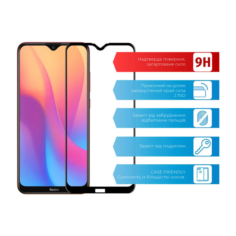 Скло захисне ACCLAB Full Glue Xiaomi Redmi 8A (1283126508745) - фото 2