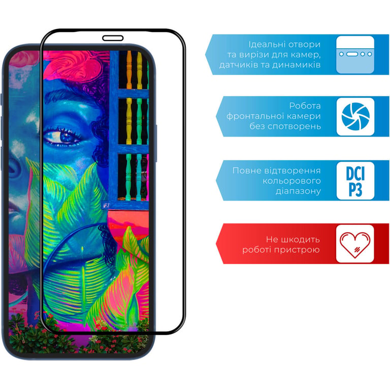 Скло захисне ACCLAB Full Glue Xiaomi Redmi 8A (1283126508745) - фото 4