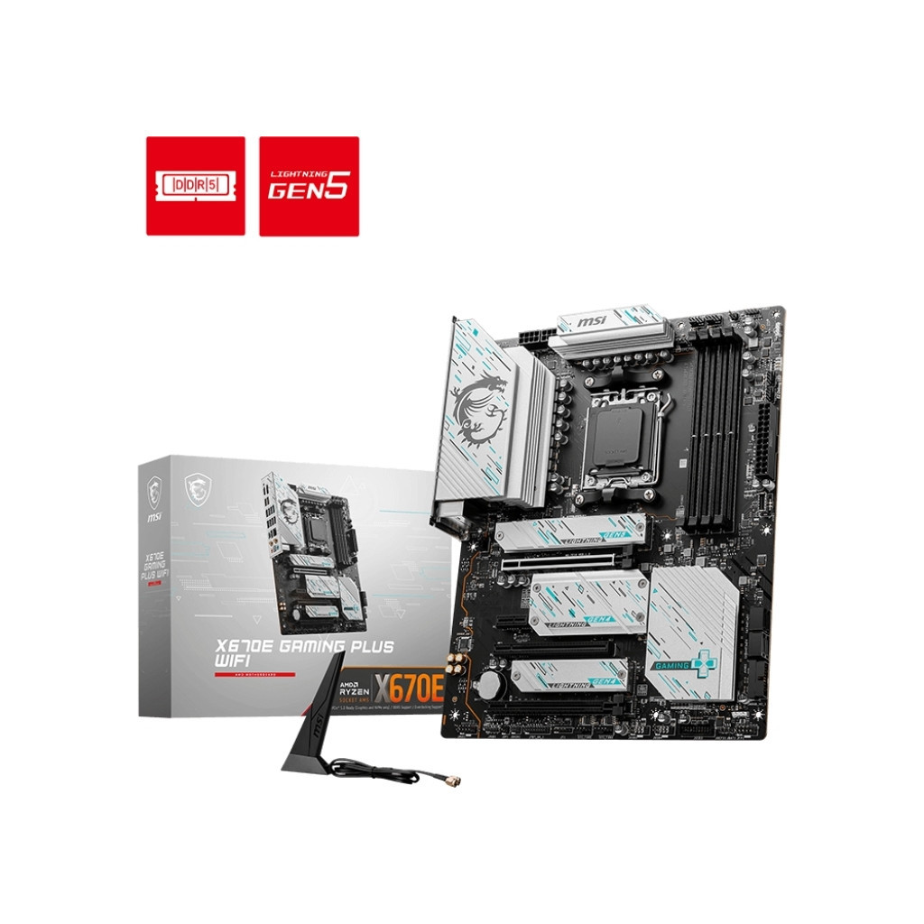 Материнська плата MSI X670E GAMING PLUS WIFI - фото 5 Материнська плата MSI X670E GAMING PLUS WIFI - фото 5