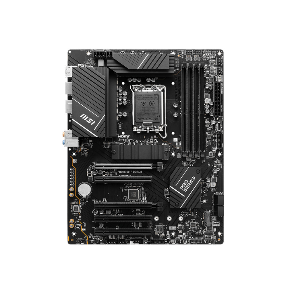 Материнська плата MSI PRO B760-P DDR4 II - фото 1 Материнська плата MSI PRO B760-P DDR4 II - фото 1