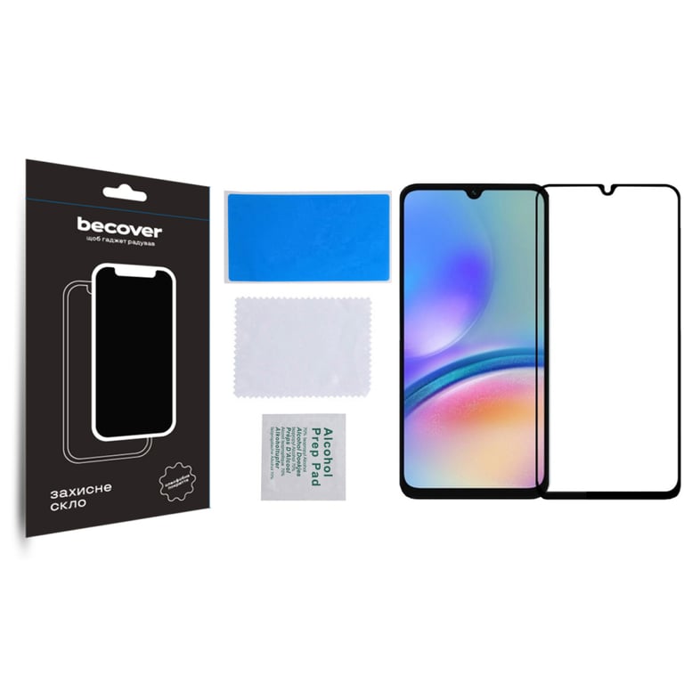 Скло захисне BeCover Samsung Galaxy A05 SM-A055/A05s SM-A057 Black (710157) - фото 3