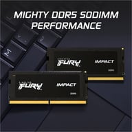 Модуль пам'яті для ноутбука SoDIMM DDR5 64GB (2x32GB) 5600 MHz FURY Impact Kingston Fury (ex.HyperX) (KF556S40IBK2-64) - фото 5