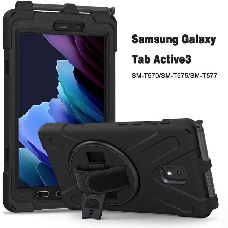Чохол до планшета BeCover Heavy Duty Case Samsung Galaxy Tab Active 3 SM-T570/SM-T575/SM-T577 8" Black (710047) - фото 10