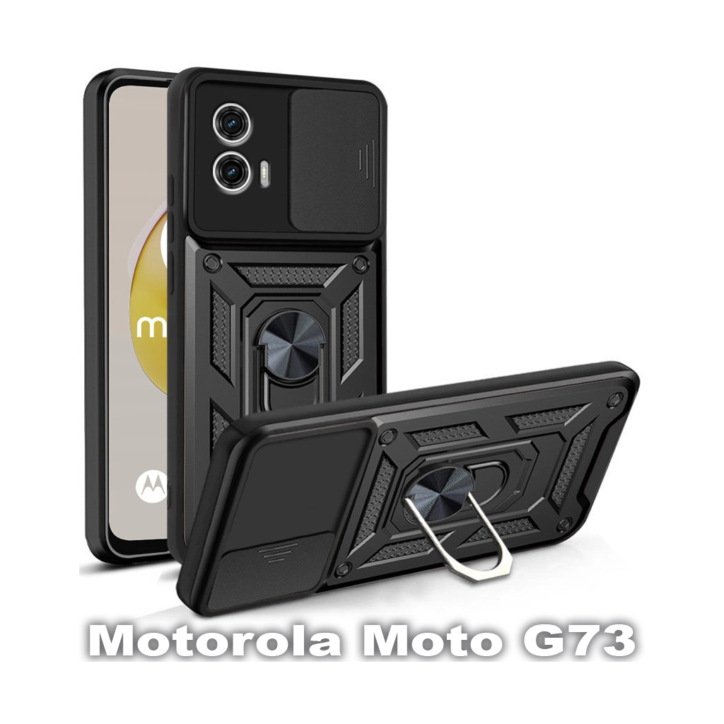Чохол до мобільного телефона BeCover Military Motorola Moto G73 Black (709982) - фото 1