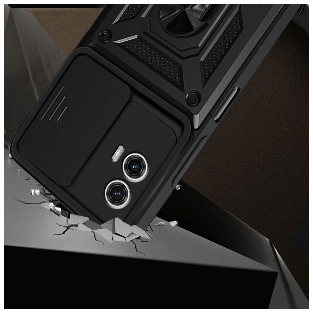 Чохол до мобільного телефона BeCover Military Motorola Moto G73 Black (709982) - фото 4 Чохол до мобільного телефона BeCover Military Motorola Moto G73 Black (709982) - фото 4