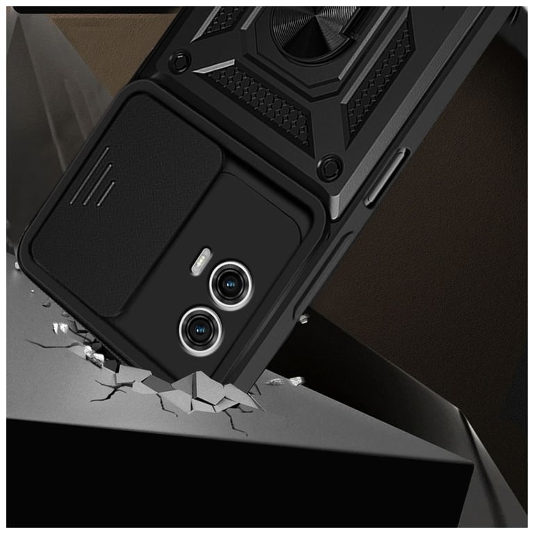 Чохол до мобільного телефона BeCover Military Motorola Moto G73 Black (709982) - фото 4