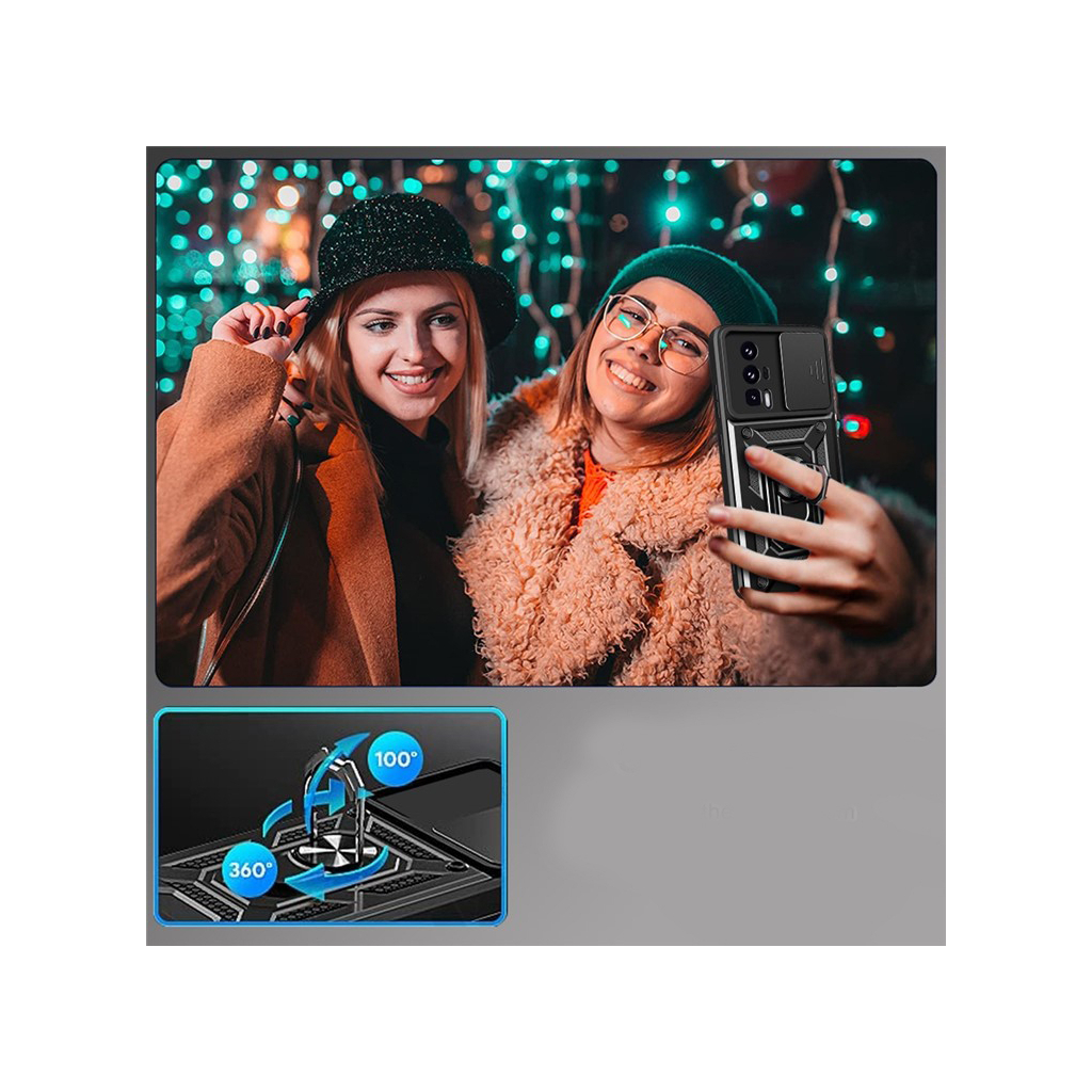 Чохол до мобільного телефона BeCover Military Poco F5 Pro Black (709997) - фото 6 Чохол до мобільного телефона BeCover Military Poco F5 Pro Black (709997) - фото 6