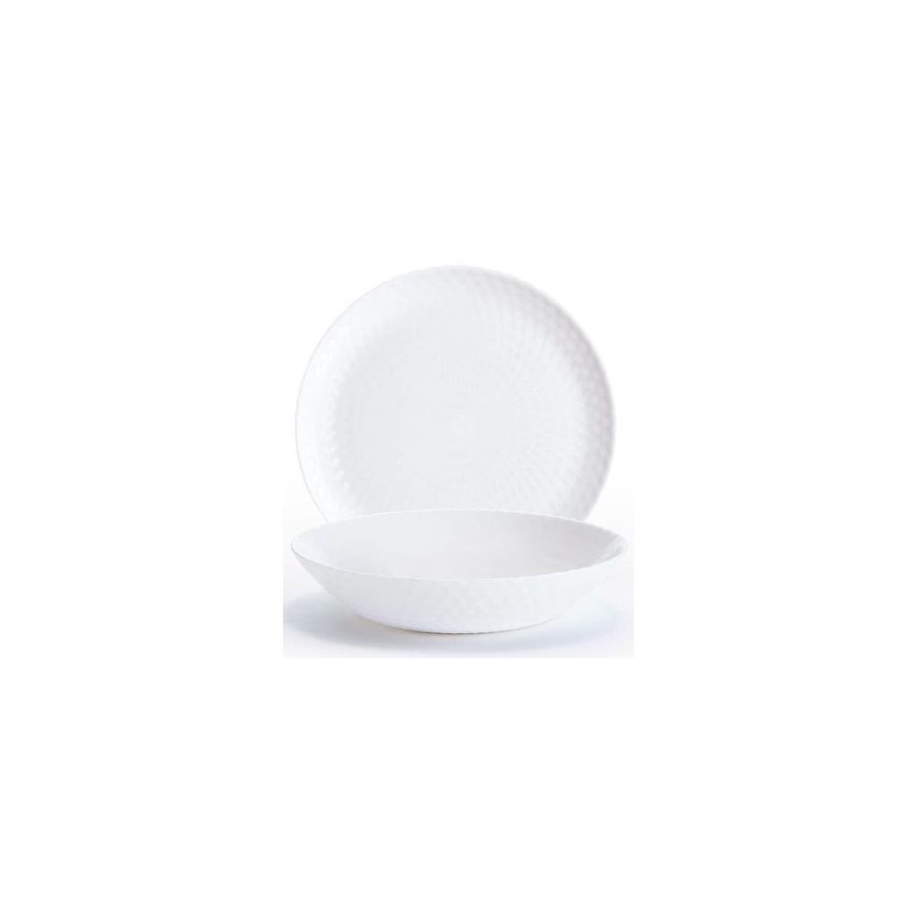 Столовий сервіз Luminarc Pampille Білий 18 предметів (Q6153) - фото 3 Столовий сервіз Luminarc Pampille Білий 18 предметів (Q6153) - фото 3