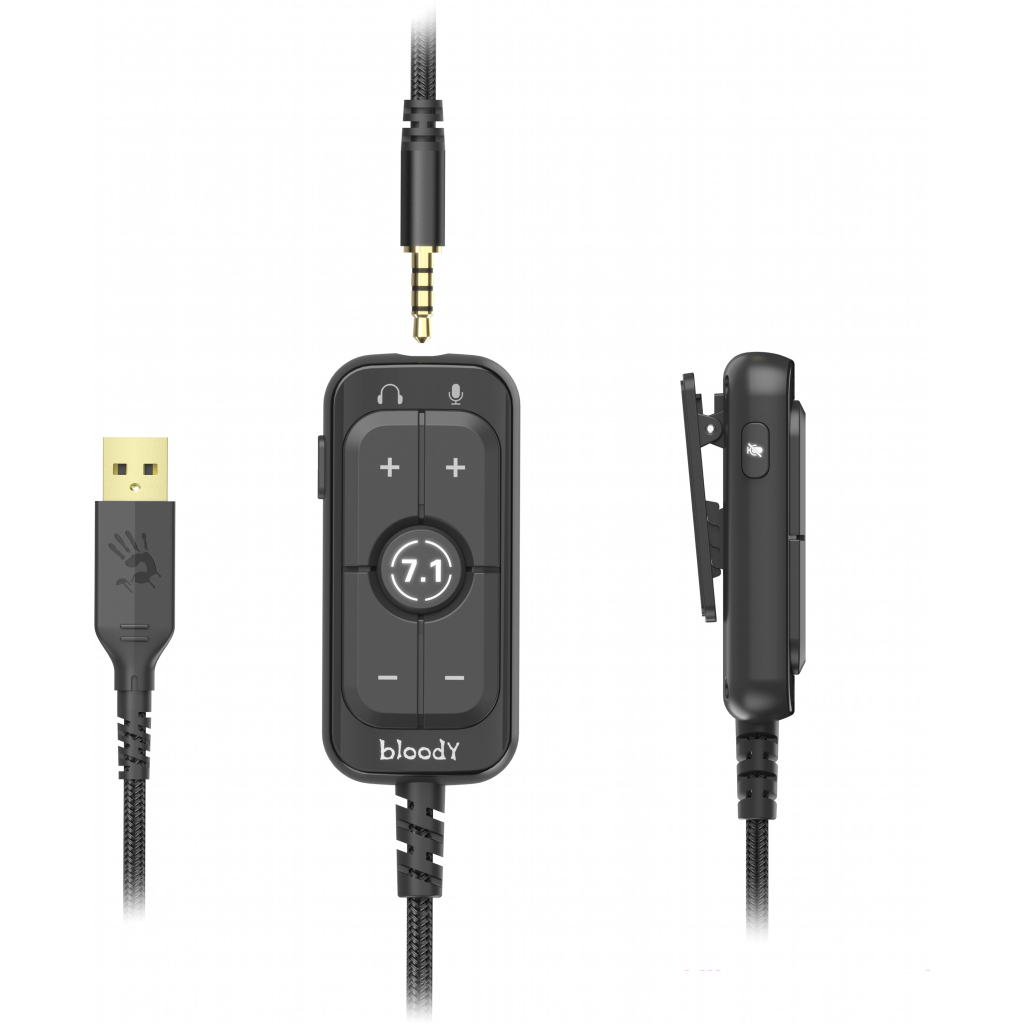 Навушники A4Tech Bloody M590i 7.1 Sports Lime (4711421986007) - фото 6 Навушники A4Tech Bloody M590i 7.1 Sports Lime (4711421986007) - фото 6