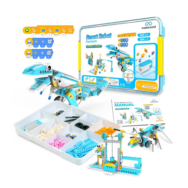 Конструктор Makerzoid Smart Robot Premium (MKZ-PF-PM) - фото 2