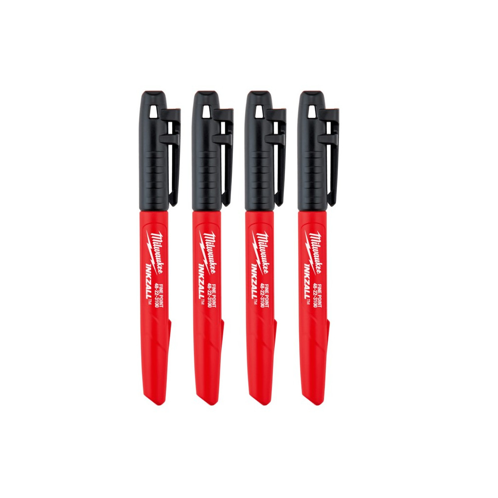 Маркер Milwaukee набір INKZALL для будмайданчика тонких 4 шт. (4932480551) - фото 2 Маркер Milwaukee набір INKZALL для будмайданчика тонких 4 шт. (4932480551) - фото 2
