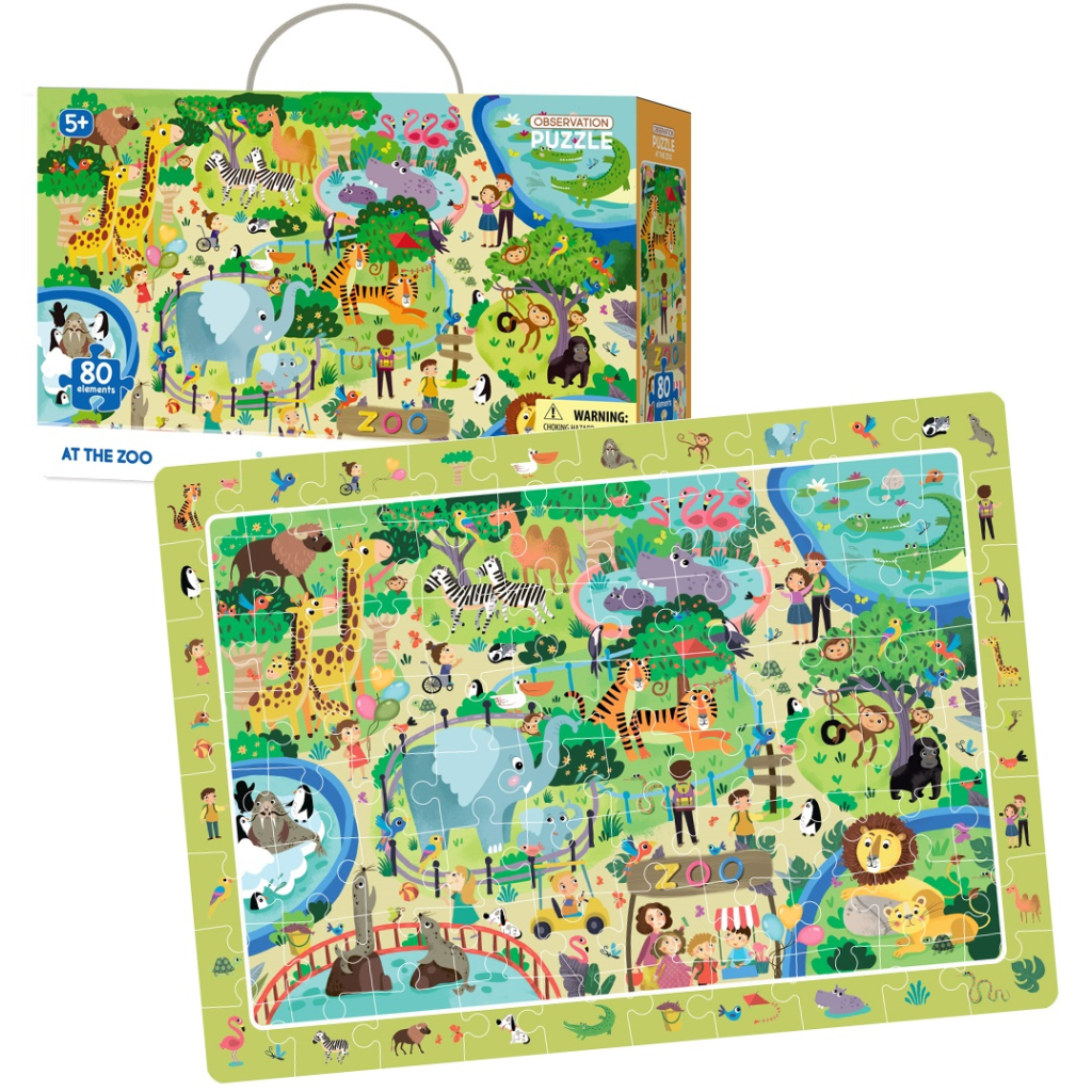 Пазл DoDo обсерваційний Зоопарк (300259) - фото 3 Пазл DoDo обсерваційний Зоопарк (300259) - фото 3