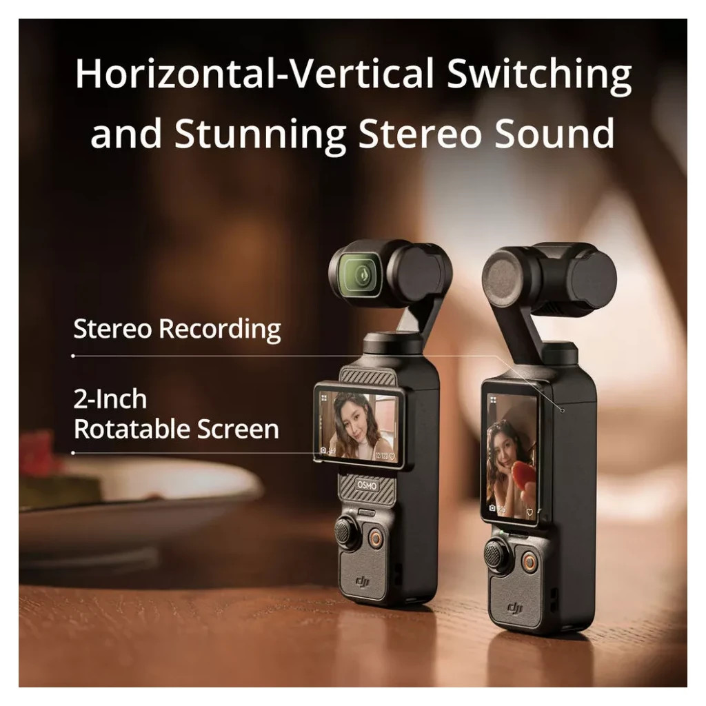 Стедікам DJI Osmo Pocket 3 Creator Combo (CP.OS.00000302.01 / 02) - фото 4 Стедікам DJI Osmo Pocket 3 Creator Combo (CP.OS.00000302.01 / 02) - фото 4