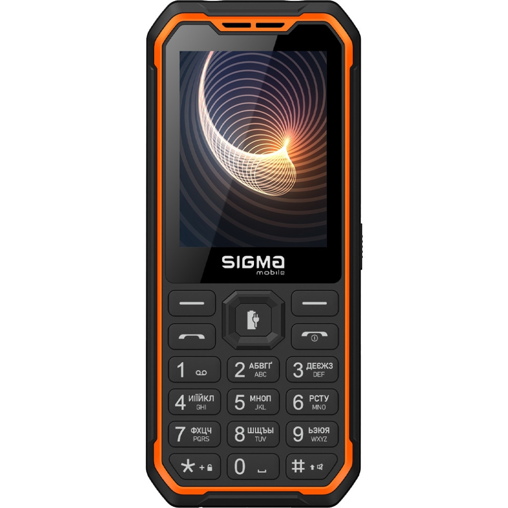 Мобільний телефон Sigma X-style 310 Force Type-C Black Orange (4827798855126) - головне фото